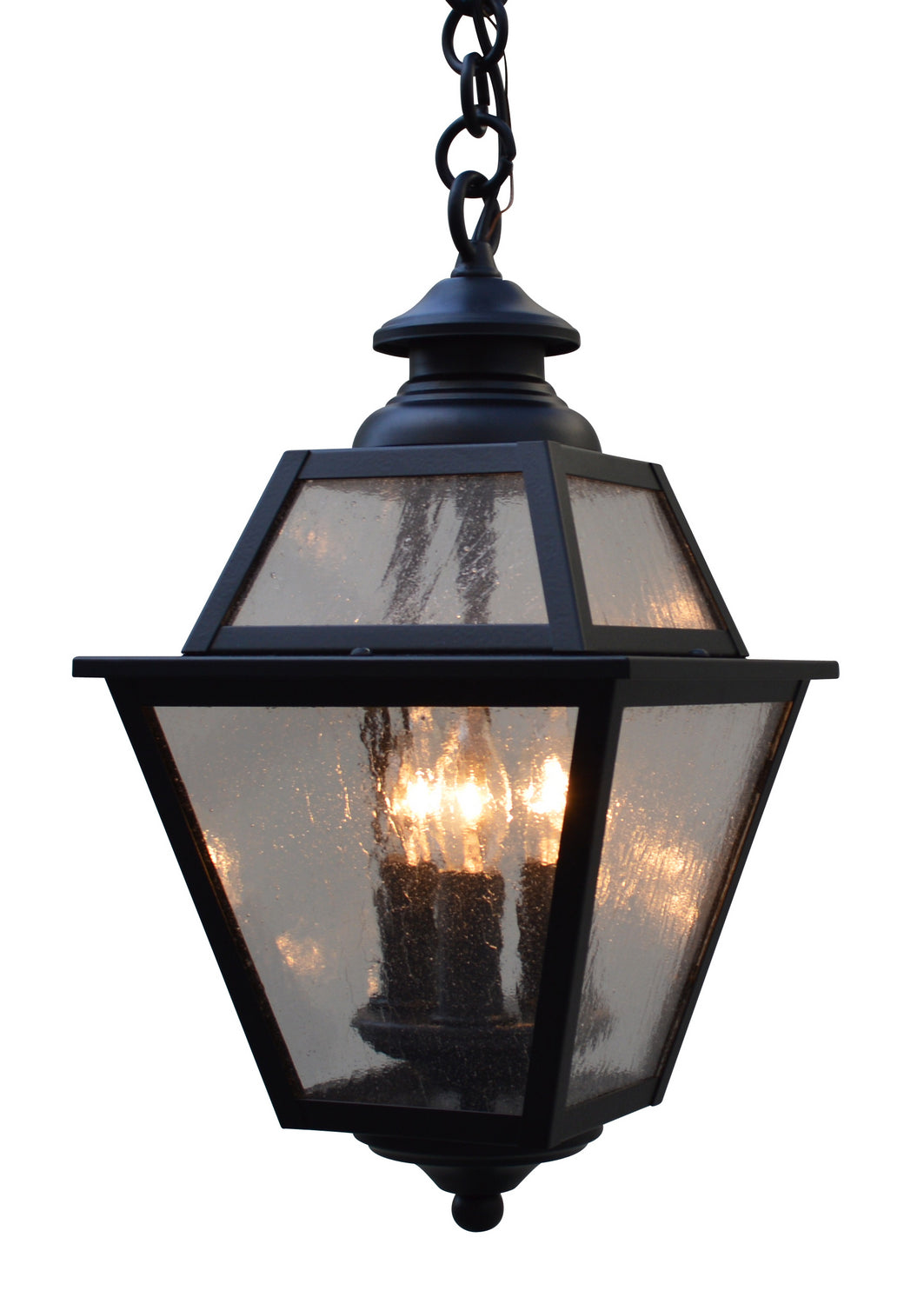 Arroyo - INH-8GRCS-BK - Three Light Pendant - Inverness - Satin Black
