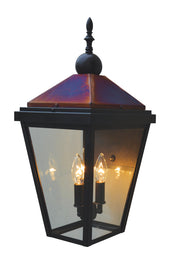 Arroyo - LAB-9CLR-BZ/RC - Two Light Wall Mount - Lancaster - Bronze w/ Raw Copper