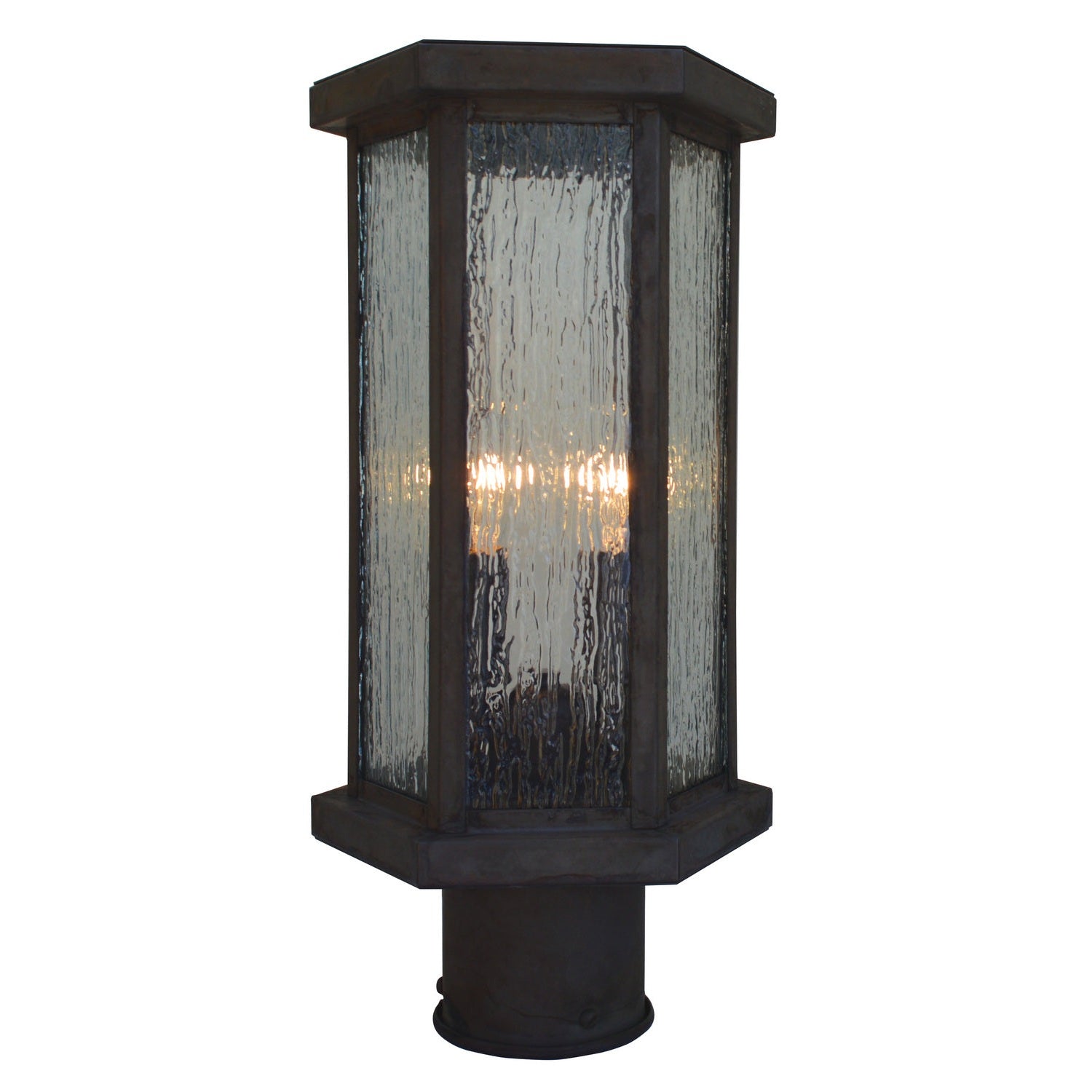 Arroyo - LYP-7RM-MB - Two Light Post Mount - Lyon - Mission Brown