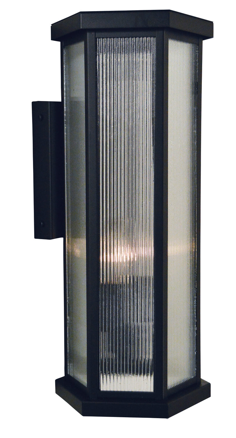 Arroyo - LYW-7AE-BK - Two Light Wall Mount - Lyon - Satin Black