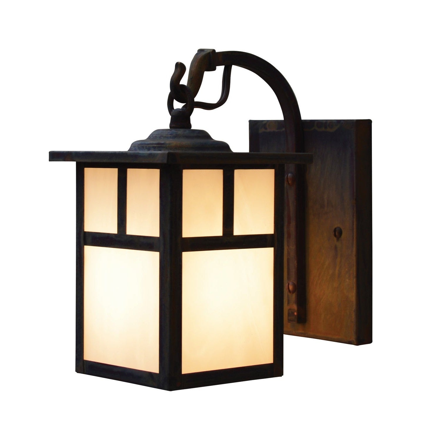 Arroyo - MB-5TWO-RC - One Light Wall Mount - Mission - Raw Copper