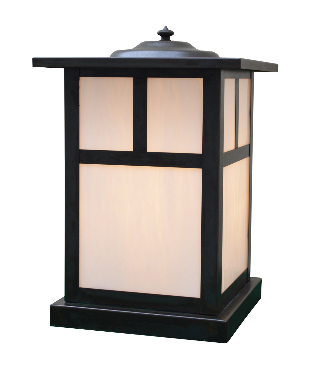 Arroyo - MC-7TWO-BZ - One Light Column Mount - Mission - Bronze