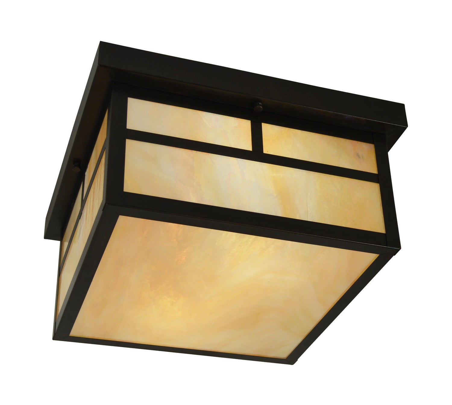 Arroyo - MCM-12TGW-BZ - Two Light Flush Mount - Mission - Bronze