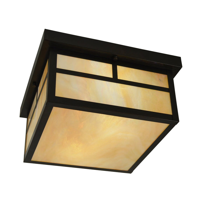 Arroyo - MCM-12TGW-BZ - Two Light Flush Mount - Mission - Bronze