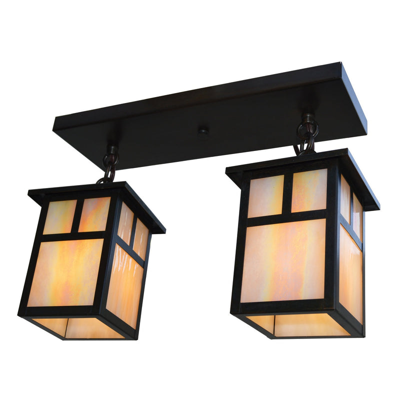 Arroyo - MCM-5/2TGW-BZ - Two Light Ceiling Mount - Mission - Bronze