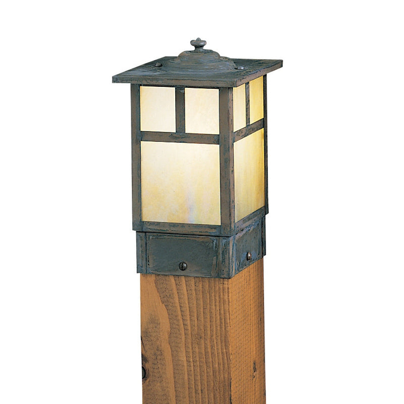 Arroyo - MPC-5TGW-MB - One Light Post Cap - Mission - Mission Brown