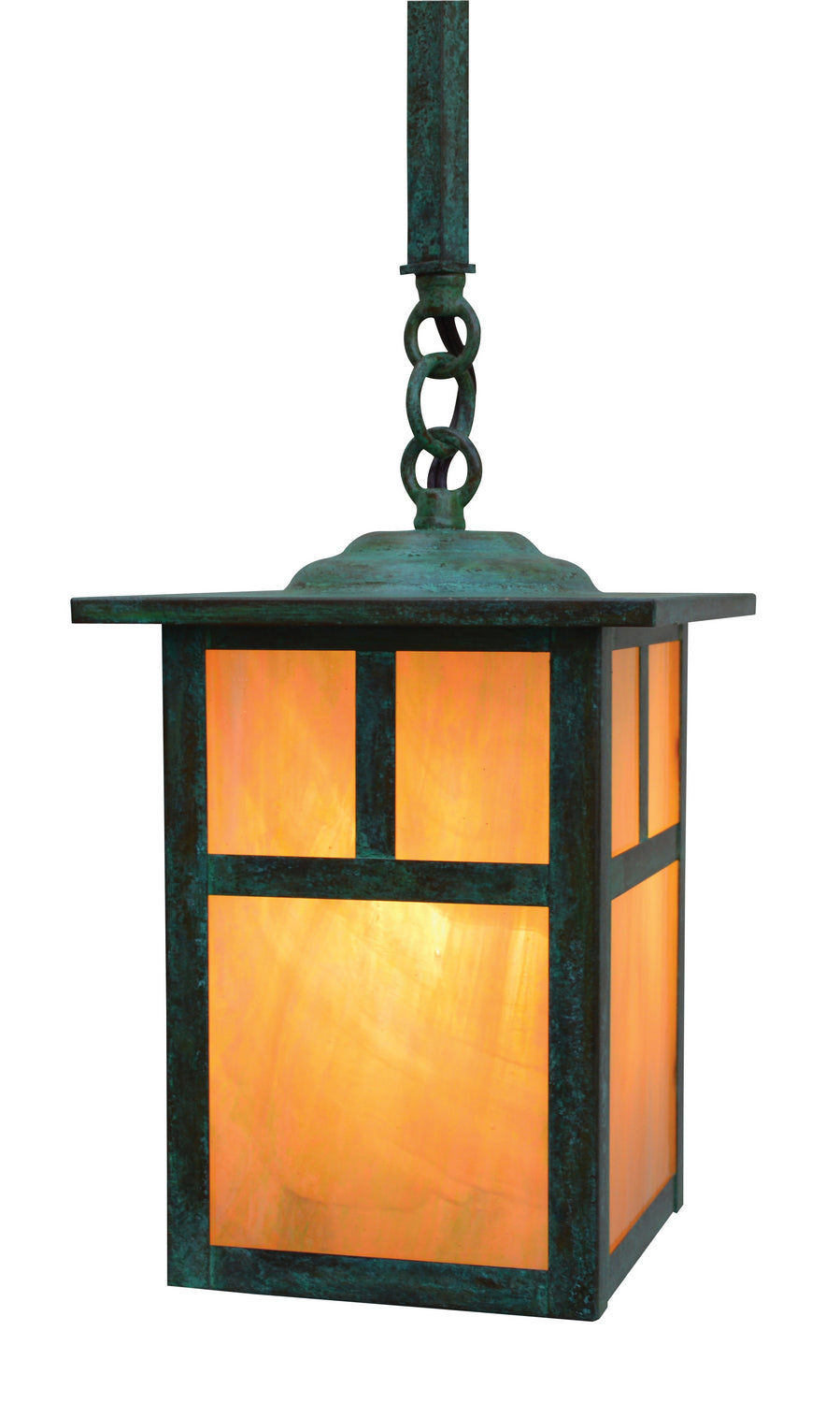Arroyo - MSH-6TGW-VP - One Light Pendant - Mission - Verdigris Patina