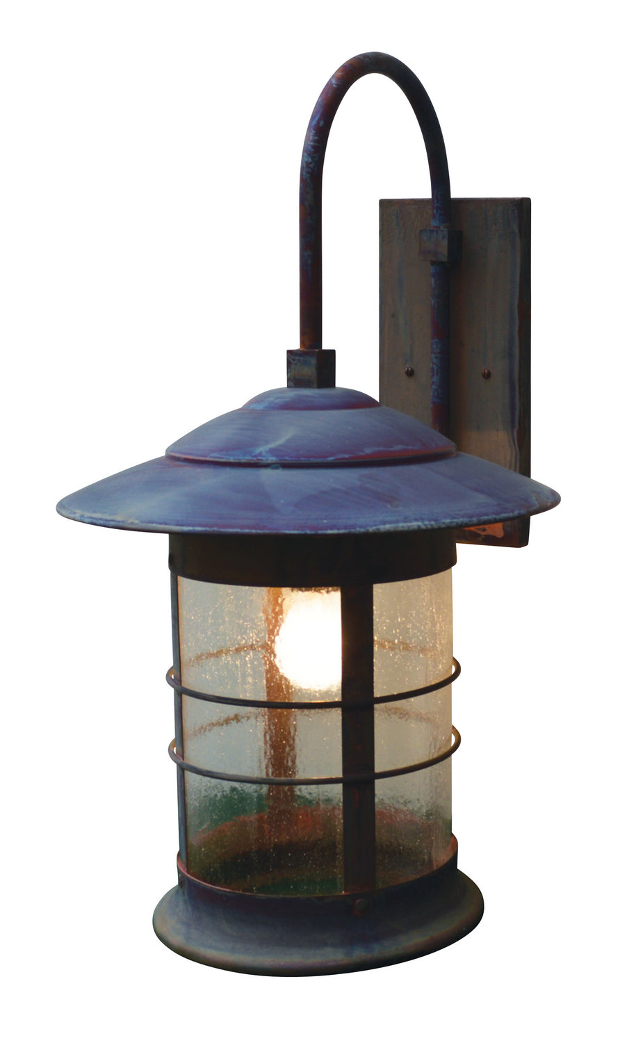 Arroyo - NB-14CS-RC - One Light Wall Mount - Newport - Raw Copper