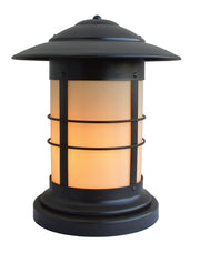 Arroyo - NC-14CR-BZ - One Light Column Mount - Newport - Bronze