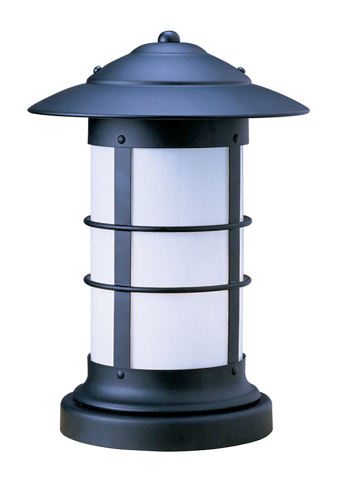 Arroyo - NC-14LWO-BK - One Light Column Mount - Newport - Satin Black