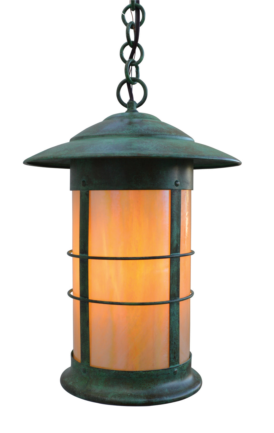 Arroyo - NH-14LGW-VP - One Light Pendant - Newport - Verdigris Patina