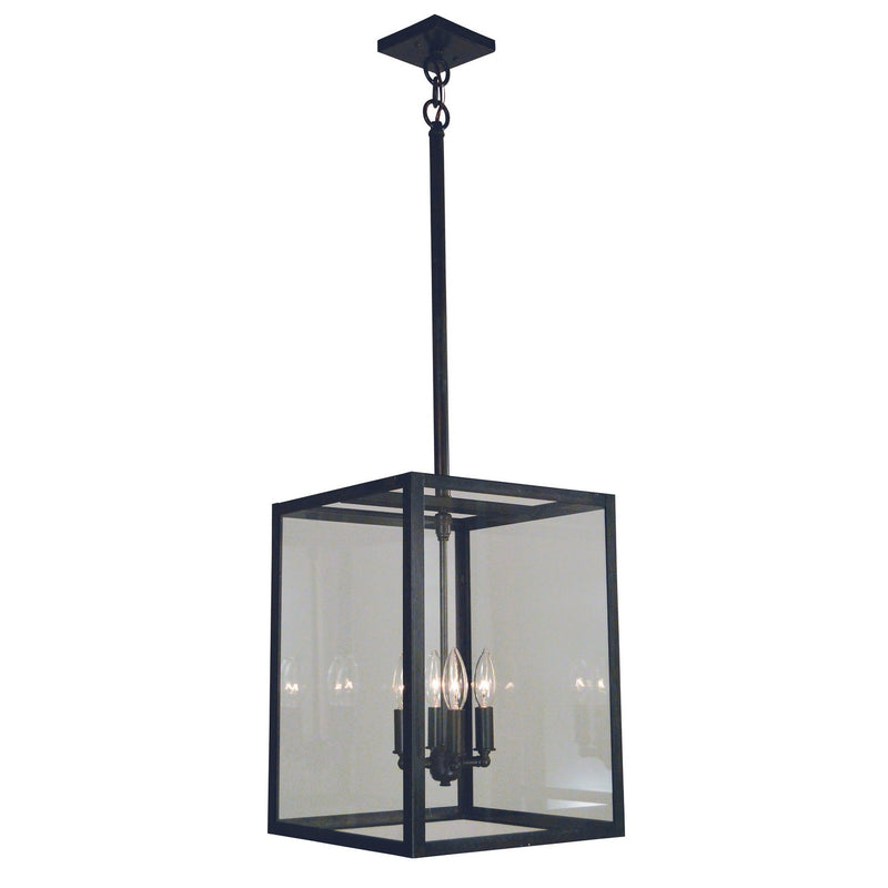Arroyo - VISH-12CLR-BZ - Four Light Pendant - Vintage - Bronze