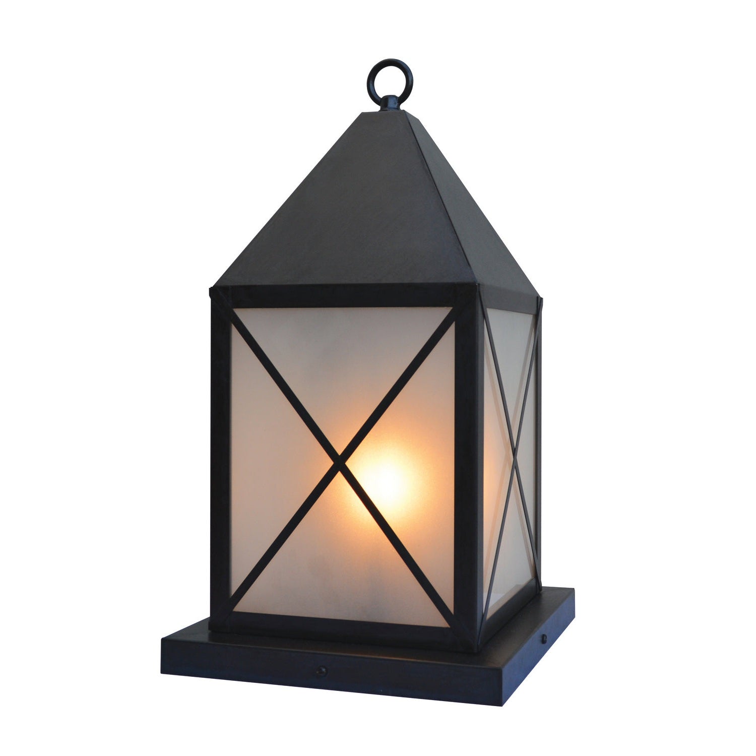 Arroyo - NOC-8F-BZ - One Light Column Mount - Nottingham - Bronze