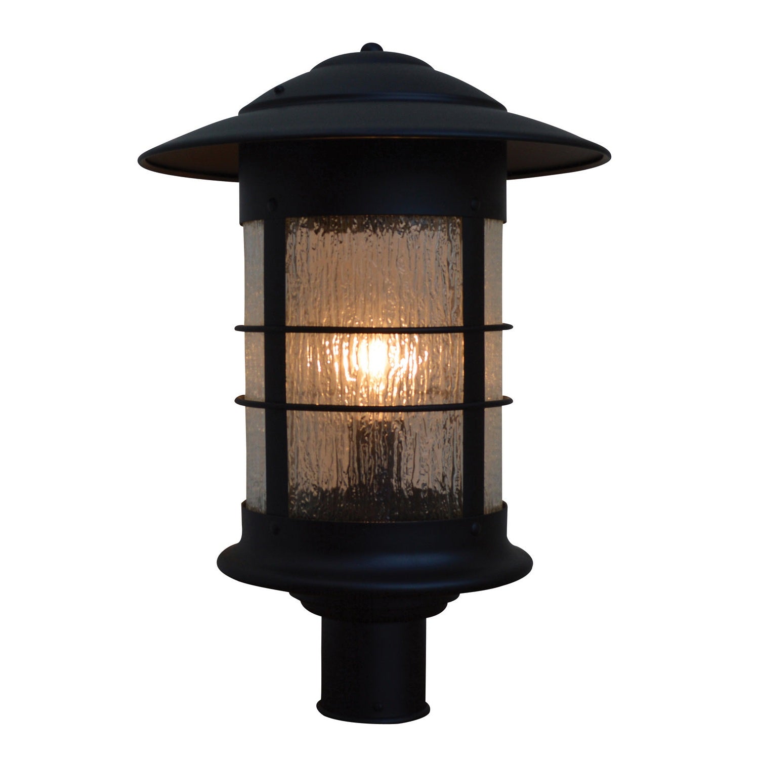 Arroyo - NP-14RM-BK - One Light Post Mount - Newport - Satin Black