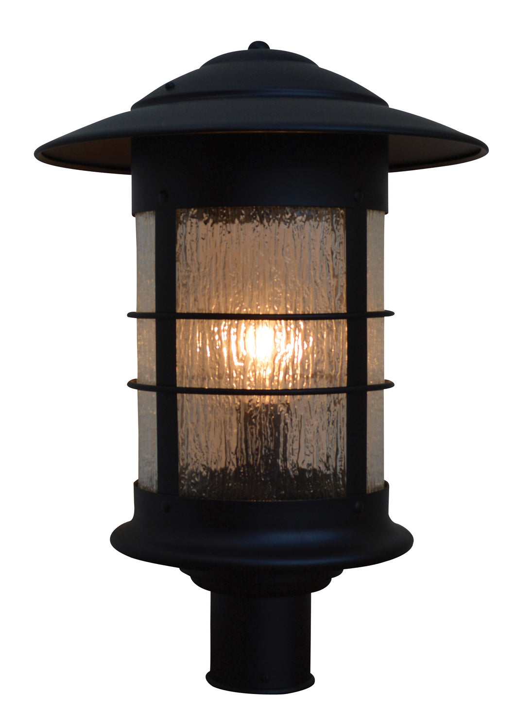 Arroyo - NP-14RM-BK - One Light Post Mount - Newport - Satin Black
