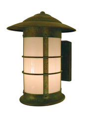 Arroyo - NS-9LWO-VP - One Light Wall Mount - Newport - Verdigris Patina