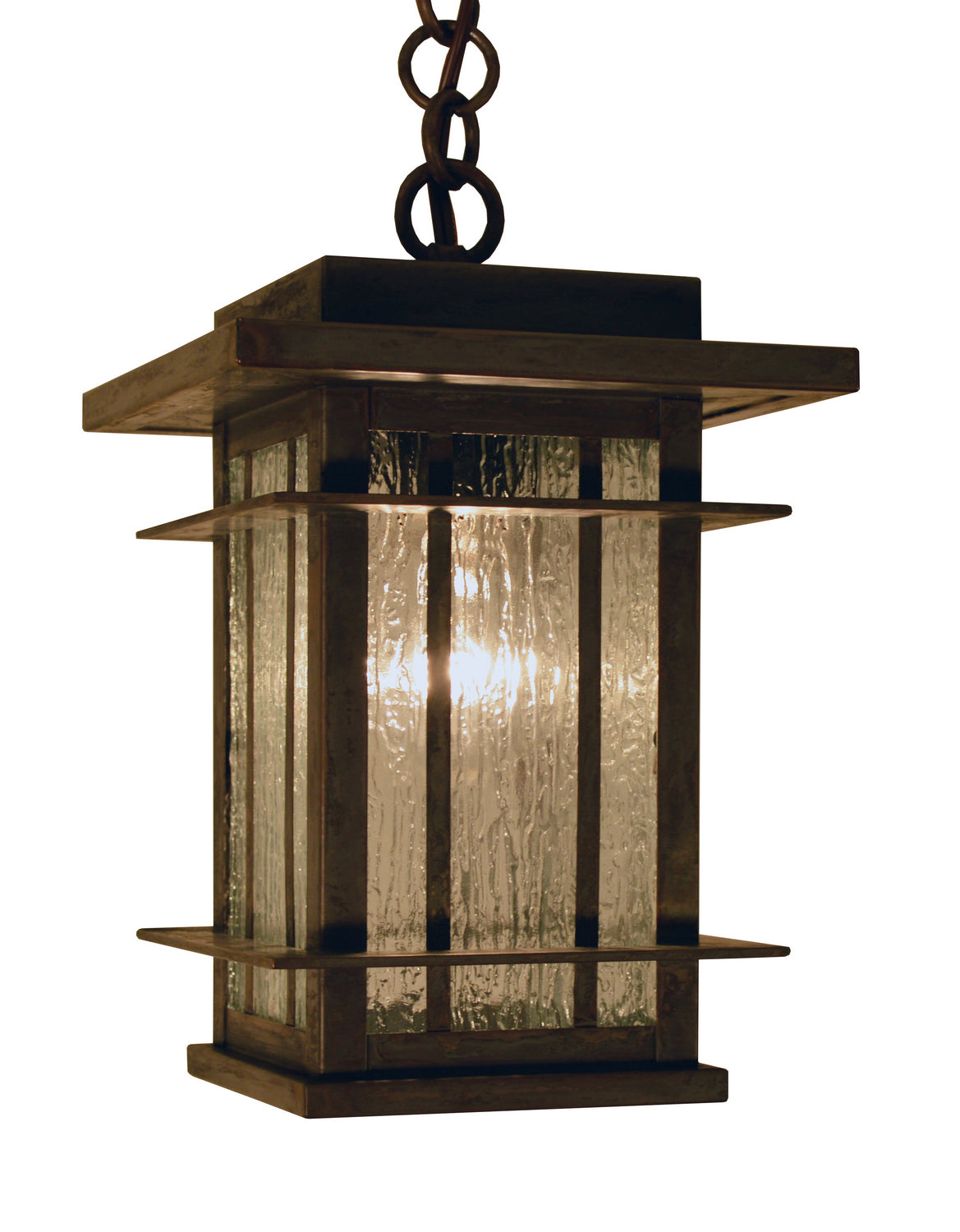 Arroyo - OPH-9RM-MB - One Light Pendant - Oak Park - Mission Brown
