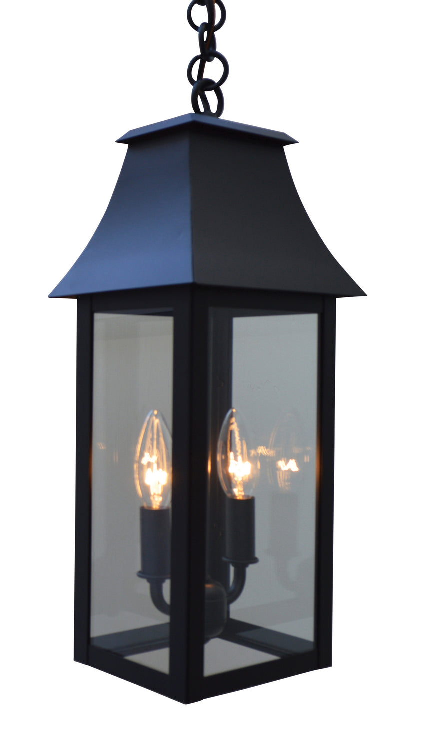 Arroyo - ORH-8CLR-BK - Two Light Pendant - Orpington - Satin Black