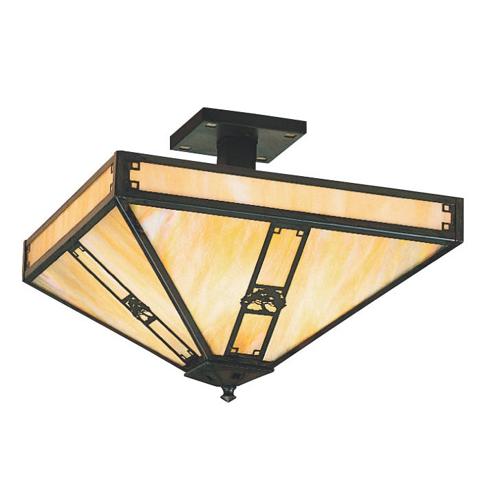 Arroyo - PIH-16OGW-BZ - Four Light Ceiling Mount - Pasadena - Bronze