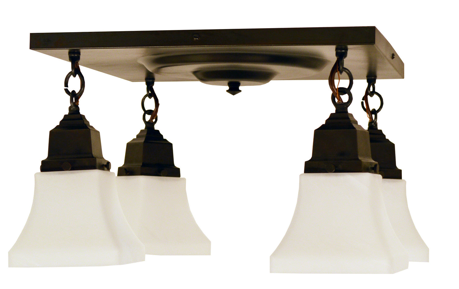 Arroyo - RCM-4-BZ - Four Light Ceiling Mount - Ruskin - Bronze