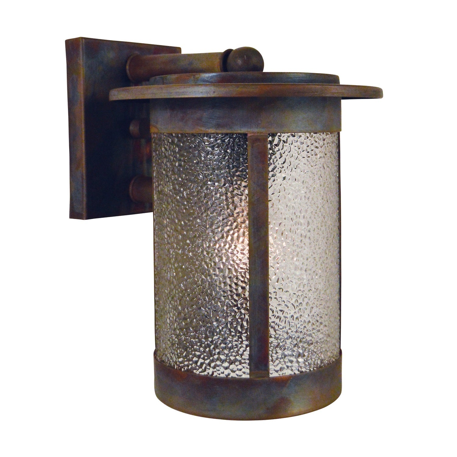 Arroyo - SAB-7DD-RC - One Light Wall Mount - Santorini - Raw Copper