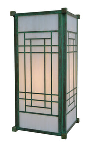 Arroyo - SDB-10WO-VP - One Light Wall Mount - Scottsdale - Verdigris Patina