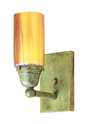 Arroyo - SS-1-VP - One Light Wall Mount - Simplicity - Verdigris Patina