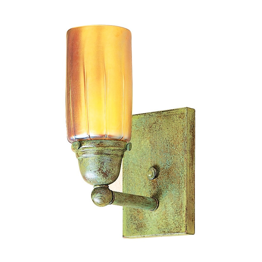Arroyo - SS-1-VP - One Light Wall Mount - Simplicity - Verdigris Patina