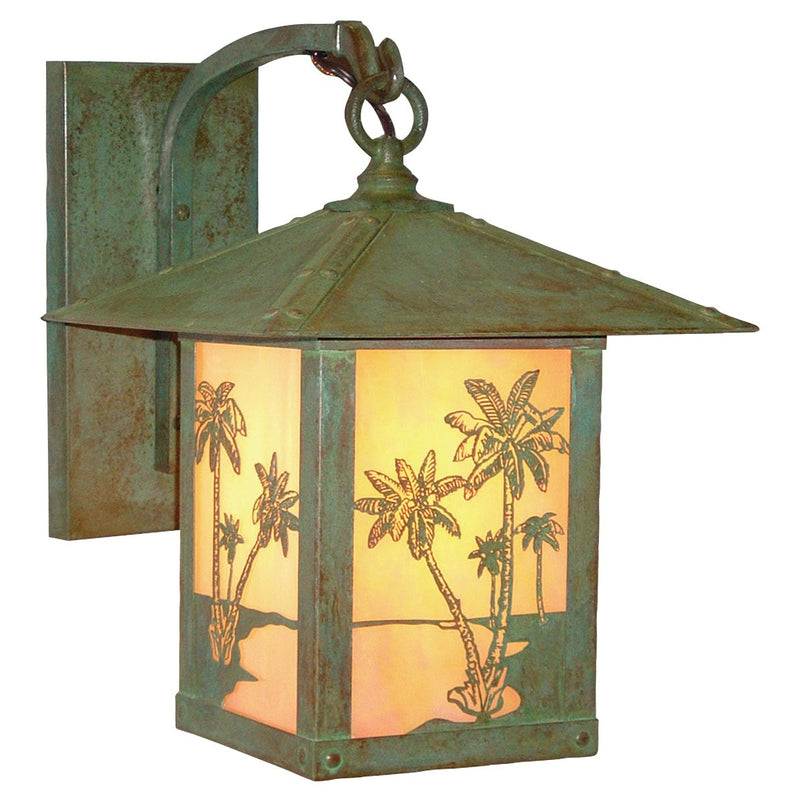 Arroyo - TRB-12PTGW-VP - One Light Wall Mount - Timber Ridge - Verdigris Patina