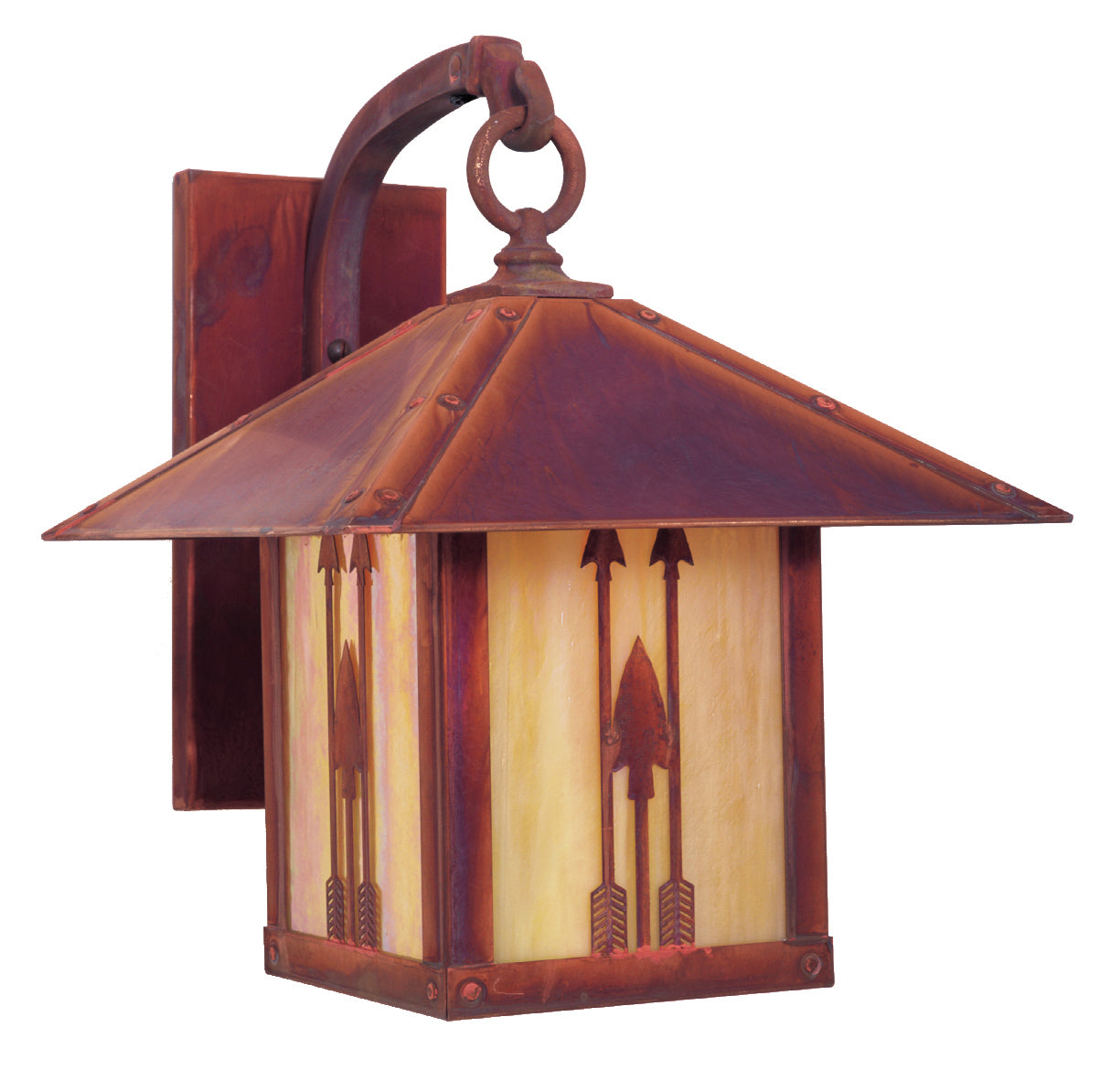 Arroyo - TRB-9ARGW-RC - One Light Wall Mount - Timber Ridge - Raw Copper