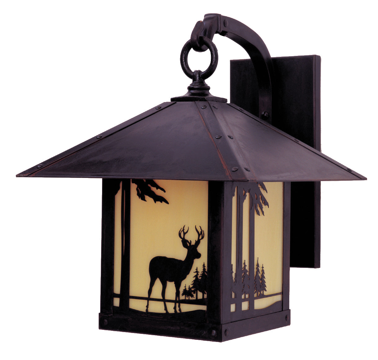 Arroyo - TRB-9DRTN-BZ - One Light Wall Mount - Timber Ridge - Bronze