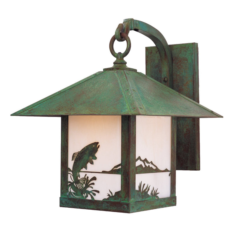 Arroyo - TRB-9TRWO-VP - One Light Wall Mount - Timber Ridge - Verdigris Patina