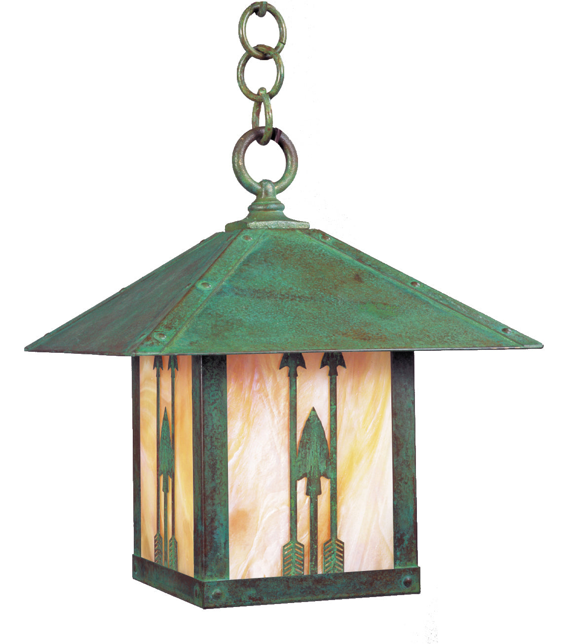 Arroyo - TRH-12ARWO-VP - One Light Pendant - Timber Ridge - Verdigris Patina