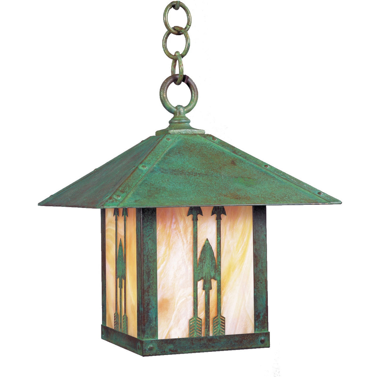Arroyo - TRH-12ARWO-VP - One Light Pendant - Timber Ridge - Verdigris Patina
