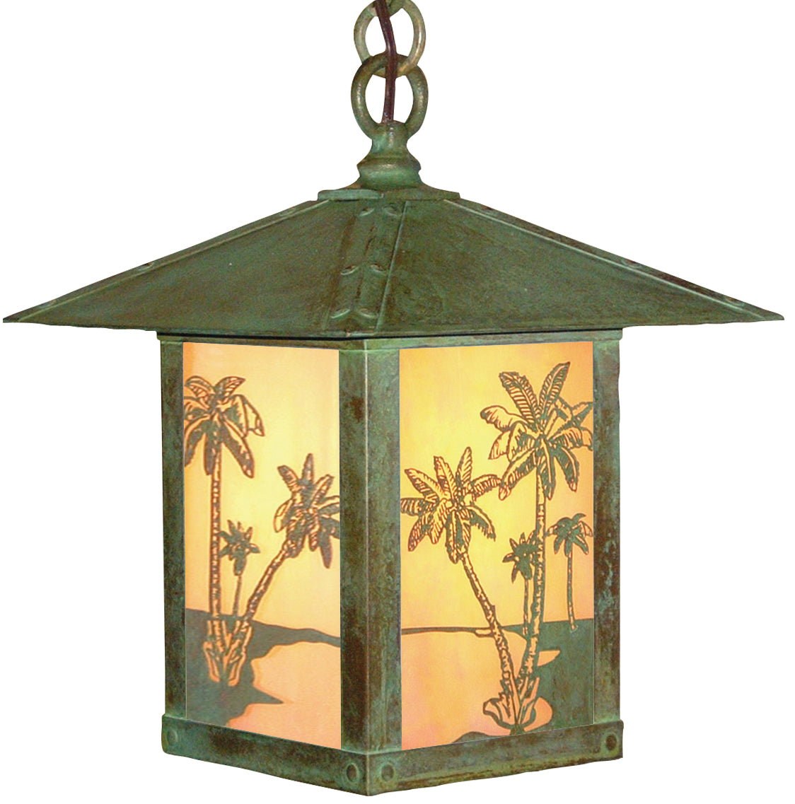 Arroyo - TRH-16PTGW-VP - One Light Pendant - Timber Ridge - Verdigris Patina