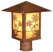 Arroyo - TRP-16PTGW-RC - One Light Post Mount - Timber Ridge - Raw Copper