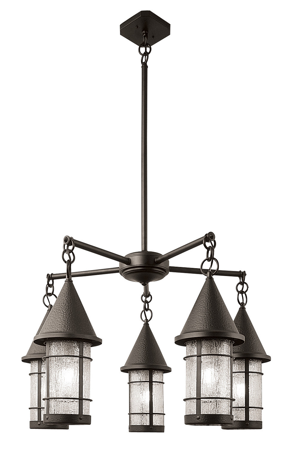 Arroyo - VCH-7/5RM-BZ - Five Light Chandelier - Valencia - Bronze