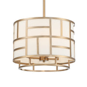 Crystorama - DAN-404-VG - Four Light Chandelier - Danielson - Vibrant Gold