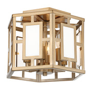 Crystorama - HIL-990-VG - Six Light Semi Flush Mount - Hillcrest - Vibrant Gold