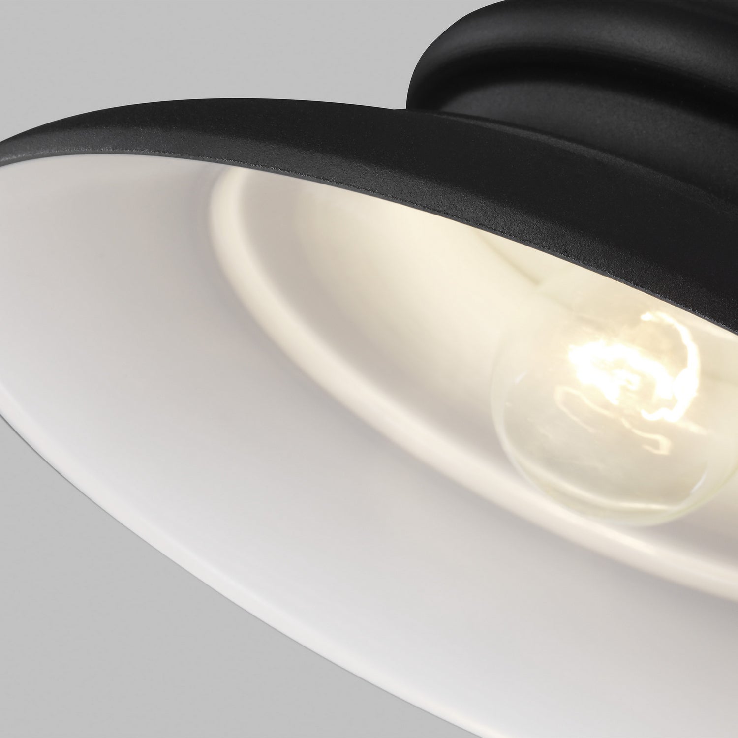 Generation Lighting - OL8904TXB - One Light Outdoor Pendant - Redding Station - Textured Black