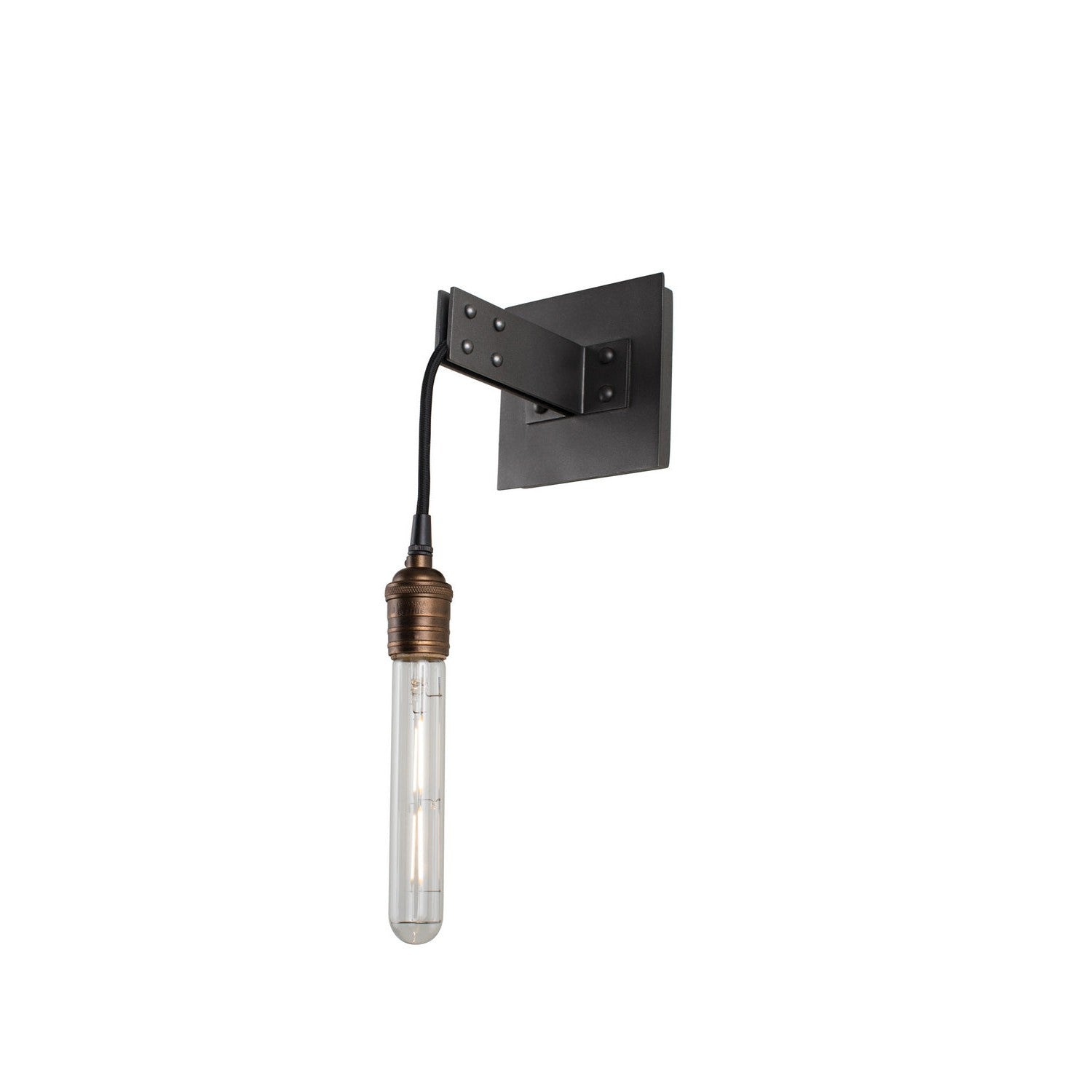 Kalco - 506220MGM - One Light Wall Sconce - Stuyvesant - Matte Gun Metal