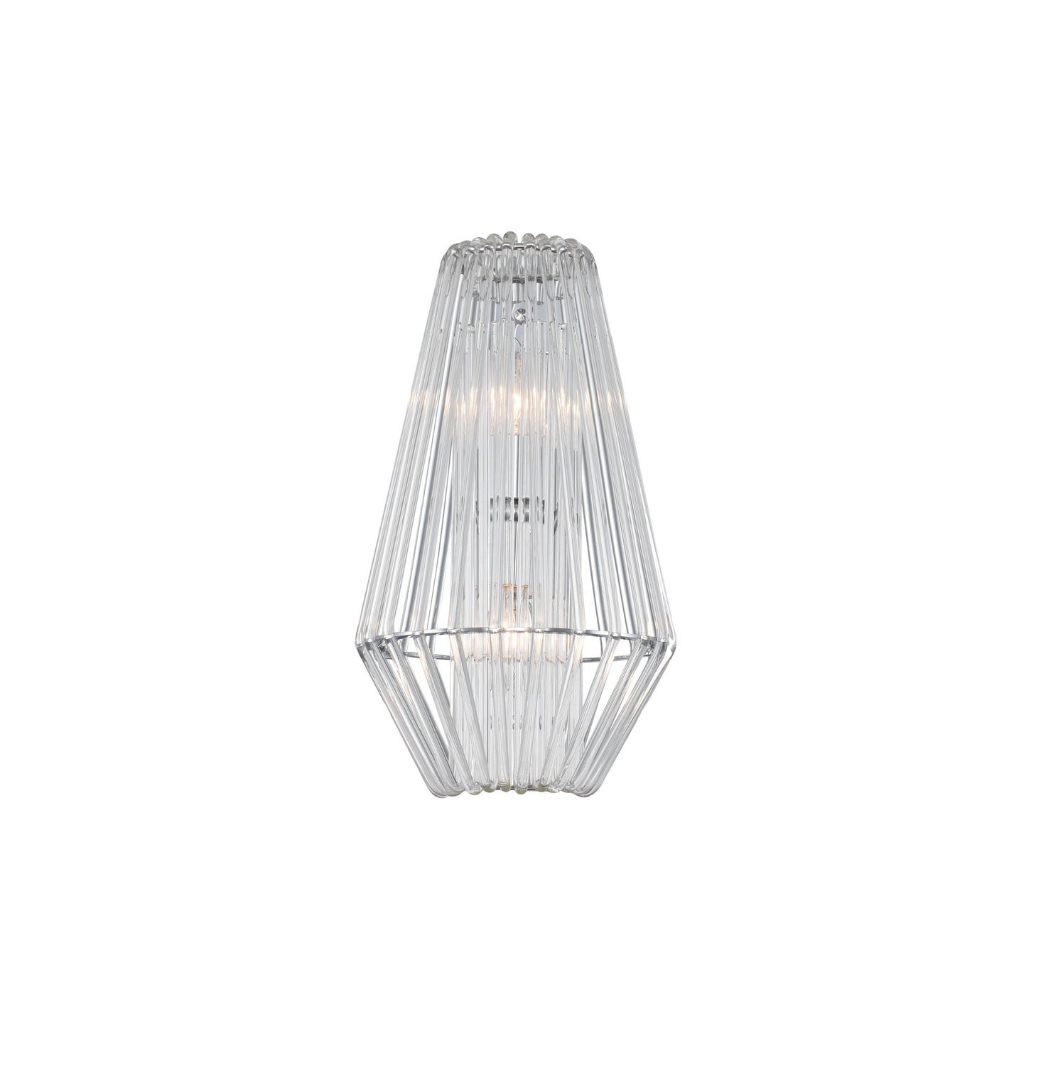 Kalco - 508420CH - Two Light Wall Sconce - Taza - Chrome