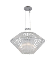 Kalco - 508451CH - Three Light Pendant - Taza - Chrome