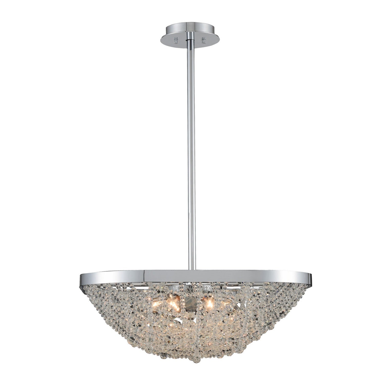 Allegri - 032450-010-FR001 - Six Light Pendant - Lana - Chrome