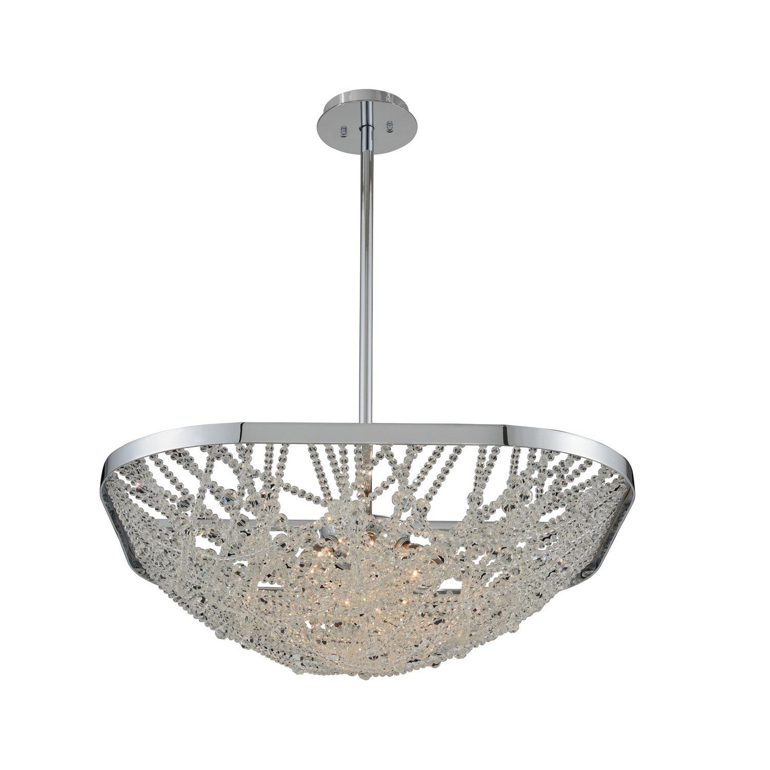 Allegri - 032451-010-FR001 - Six Light Pendant - Lana - Chrome