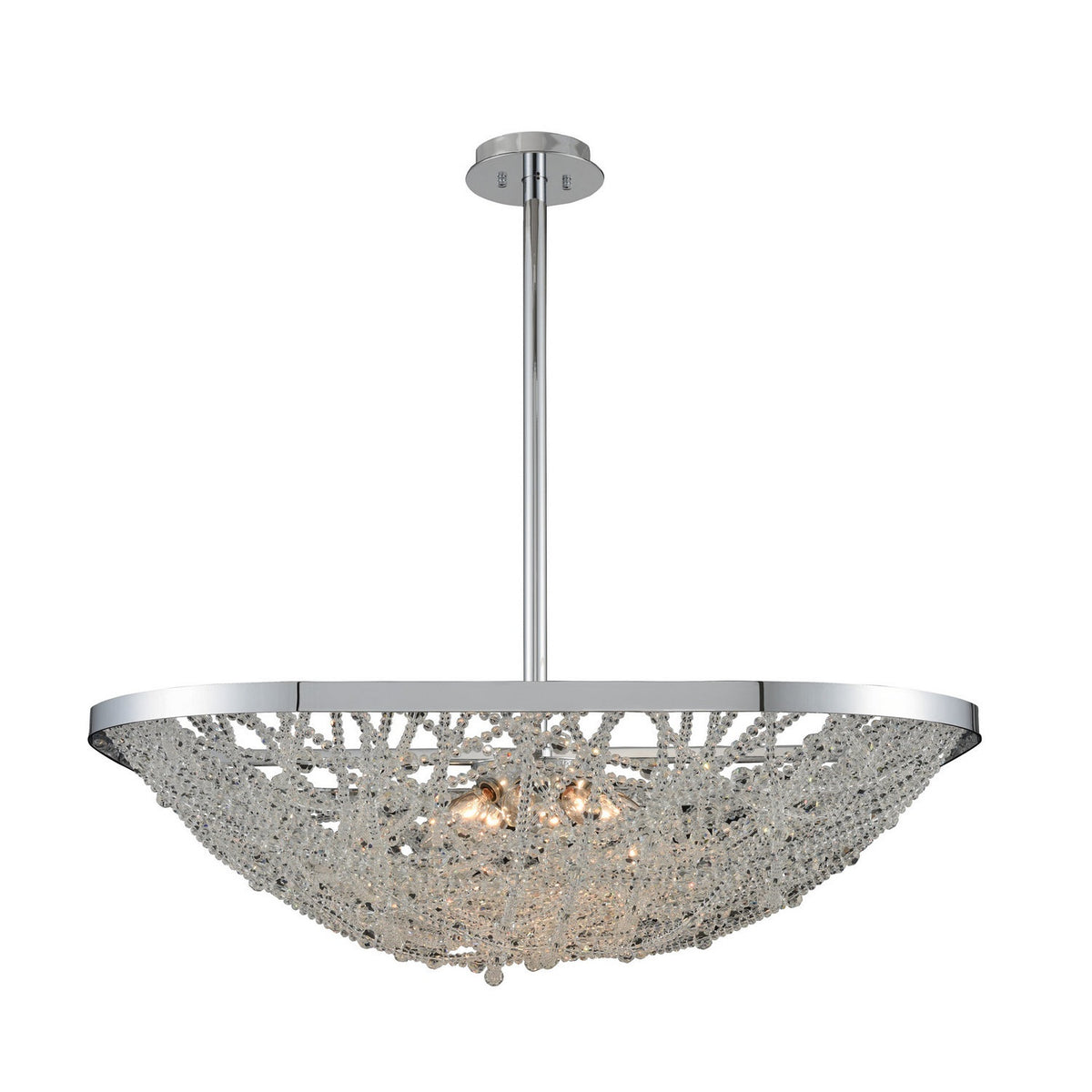 Allegri - 032452-010-FR001 - Eight Light Pendant - Lana - Chrome