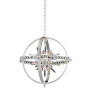 Allegri - 033650-014-FR001 - Six Light Pendant - Angelo - Polished Silver