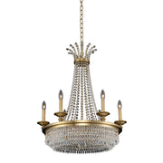 Allegri - 033970-044-FR001 - Six Light Chandelier - Tavo - Winter Brass