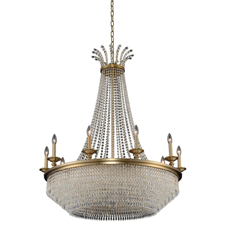Allegri - 033972-044-FR001 - Ten Light Chandelier - Tavo - Winter Brass