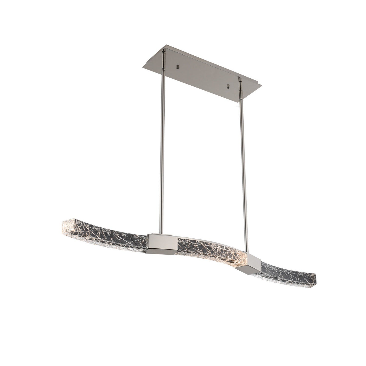 Allegri - 034860-046-FR001 - LED Island Pendant - Athena - Polish Nickel
